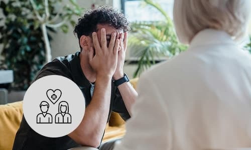 Partial hospitalization program therapy session at Aria Mental Health
